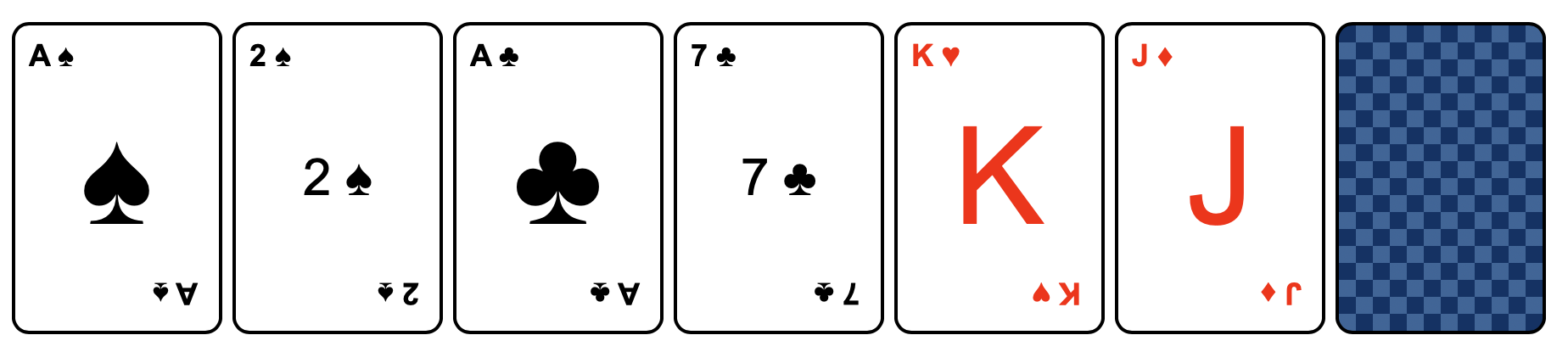 playing cards